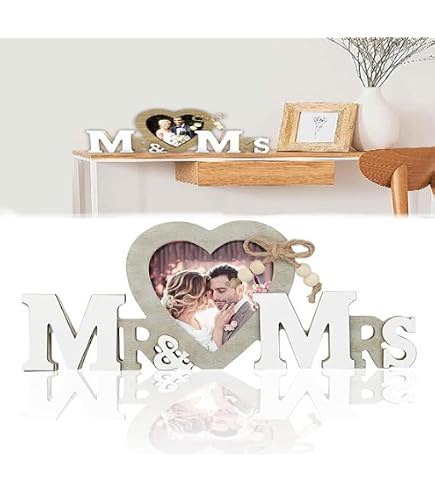 Cartelli Mr E Mrs, Decorazioni Per Tavoli Da Matrimonio, Lettere Autoportanti In Legno Per Accessori Fotografici Decorazioni Rustiche Per Matrim~p113881718
