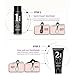 Blackhead Removal LuckyFine Face Nose Mask Blackhead Acne Removal Activated Carbon 3 Steps Set