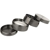 Feitong T&uuml;t&uuml;n &Ouml;ğ&uuml;t&uuml;c&uuml;, Tabak Bitki ve Baharat &Ouml;ğ&uuml;t&uuml;c&uuml; Bitki Alaşımlı Sigara 4 Katmanlı Metal &Ouml;ğ&uuml;t&uuml;c&uuml; Gri