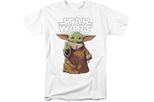 Cotton Soul Star Wars Mandalorian Grogu Calm T Shirt, biała