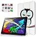 Produktbild Meimeiwu Ultra Dünn Tri-Fold Smart-Muschel hochwertiges PU Leder Ultra Schlank Superleicht Ständer Shell Cover Schutzhülle Etui Tasche für Lenovo Tab2 -X30 A10-30 - Eule