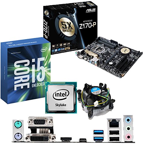 INTEL Skylake Core i5 6600K 3.5Ghz, ASUS Z170-P CPU & Motherboard Bundle