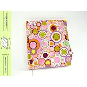 Tagebuch mit Schloss Retro Kreise