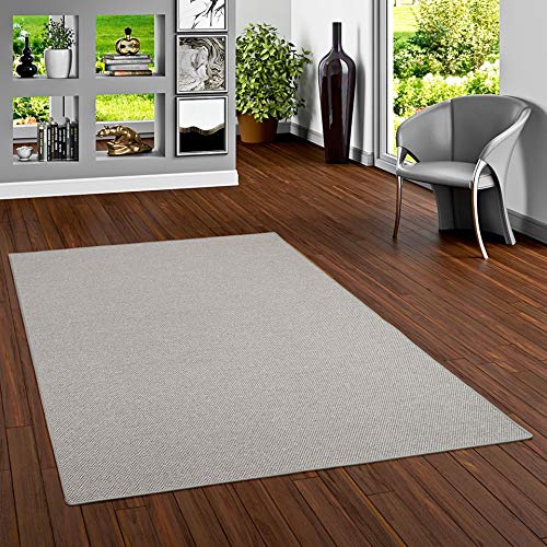 Tapis Tissé Gris