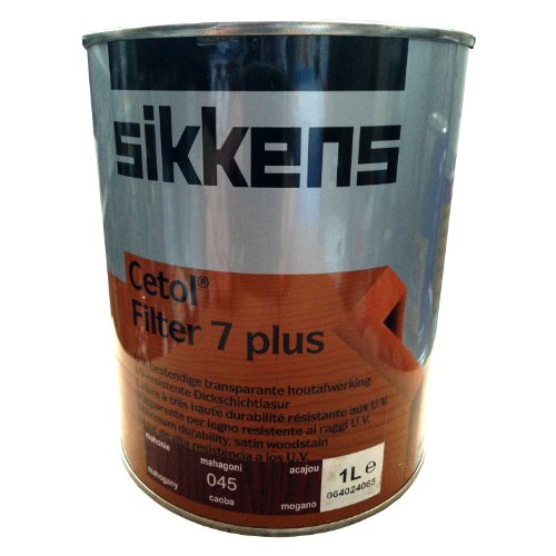 Sikkens Filter 7 Plus - "Long Life" Dickschichtlasur für außen 1 Liter Teak 085"