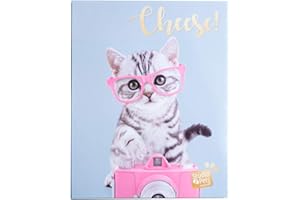 Grupo Erik: Album fotografico Studio Pets Gattino | Album foto 13x18 con 48 tasche e copertina flessibile, Album fotografico 13 x 18 personalizzabile, Album foto 13x20, Foto 12x18 o Foto 13x19