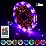 【Verbessertes Design】 Wird von einer besseren RF-Fernbedienung gesteuert, damit brauchen Sie nicht mehr auf den Sensor zu zielen. Es kann innerhalb von 15m entfernt auf 360 ° frei ausgerichtet werden. Verbesserte 3M-selbstklebende Rückseite, stärkerer Kleber für lange Haltbarkeit, kann leicht auf jeder Oberfläche platziert werden.