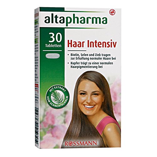 Preisvergleich Produktbild altapharma Haar Intensiv Tabletten Nahrungsergänzungsmittel mit Vitaminen, Mineralstoffen, Schachtelhalmextrakt & L-Cystein 37 g 30 Tabletten