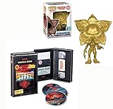Stranger Things Funko Pop Evil 2 Demogorgon Exclusive Stranger Things Bundle: Limited Edition 2019 Summer Exclusive Funko Pop 428 (GOLD) Demogorgon + VHS Set Season 2 DVD Blu-Ray 4 Disc Box Special Edition 2-Pack Combo