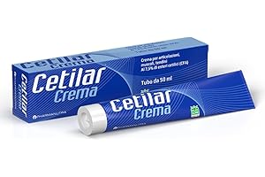 Cetilar Crema, Formula a base di esteri cetilici (CFA, 7,5%) ad azione locale, Coadiuva il massaggio per il benessere di Articolazioni, Muscoli e Tendini, Uso topico, 50 ml, Pharmanutra