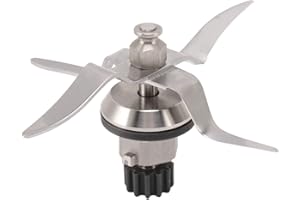 ＣＨＡＭＯＫＡ Lame de Rechange pour mélangeur en Acier Inoxydable Lame antirouille 12 Dents Compatible avec 1.0 Monsieur Cuisine Connect, Shaker Food Processor tête de mélangeur en Acier Inoxydable