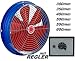 Produktbild Uzman-Versand 500MM Wandventilator, mit DREHZAHLREGLER Axial Wand Fenster Ventilator Wandlüfter Axialventilator Kühlventilator Axiallüfter Lüfter
