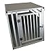 Produktbild XXL Hundebox Transportbox Aluminium 92 x 65 x 66cm Hundetransportbox Gr XXL