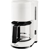 Krups F1830110 Aroma Coffee Maker 6 Cups White/Black 24.6 x 19.4 x 27.8 cm [Energy Class B]
