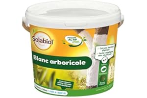 Multitanks - Solabiol SOBLANC3 Blanc Arboricole 3L - Protection naturelle pour troncs d'arbres