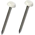 Freefoam Plastop Plastic Headed Pin Nails 30mm L White