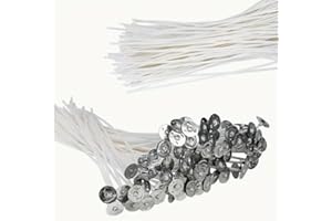 GENERIC Pack of 30 Candle Wicks for Making Candles - 10cm Long - Ideal for Home Candle Making - Supports Soy Wax - Premium Wick for Candle Making - Perfect Candle Making Supplies for DIY Projects