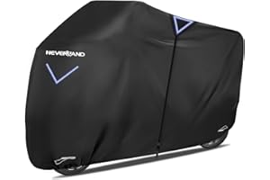 NEVERLAND Telo Coprimoto, Telo Moto per Esterno Interno impermeabile 295x110x140cm Tessuto Oxford 300D Copertura Moto Universale per Scooter Motorino Motocicletta XXXL