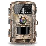 Campark Camera de Chasse 12MP 1080P Etanche IP56 Faune Chasse Scoutisme Détecteur de Mouvement Grand Angle 120 ° Vision Nocturne Infrarouge Surveillance à Domicile