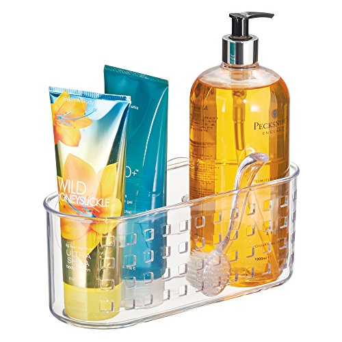 InterDesign Duschkorb für das Bad für Shampoo, Conditioner, Seife – Durchsichtig - 6