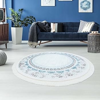 carpet city Teppich Flachflor Polyester Waschbar Modern Karo-Muster