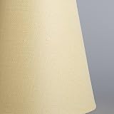 QAZQA Leinen Klemmschirm 12cm rund SC leinen creme , Rund konisch Klemmschirm - 6