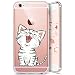 Produktbild Hülle für iphon 6S 4.7,iphone 6 4.7 Silikonhülle,iphone 6/6S 4.7 handyhüllen,Herbests Transparent TPU Case Handyhülle Crystal Soft Silikon Ultradünn Clear Cover Bumper Case Schutzhülle für iphone 6/6S 4.7-Nette Katze 9#