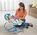 Fisher-Price 2-in-1 Y8185 Little Frog Swing Chair Practical for Feeding and Sleeping / Relaxing Massage Function