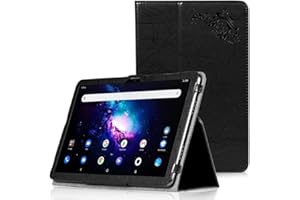 YGoal Case For DOOGEE T20, Premium PU leather Stand with Multi-angle Business Folio Case Cover For DOOGEE T20, Black