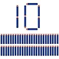 Jarvik Soft Foam Suction Bullets Darts for Toys Guns -Sticky Safe Bullets Compatible with Nerf N-Strike and Blaze Storm Blaster Guns (Pack of 10 Bullets)