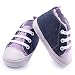 EXIU Baby Girl Boy Canvas Lace Shoes Anti Slip Soft Sole Prewalker Shoes 0-12M