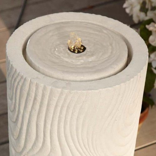 Standbrunnen 73cm mit LED-Beleuchtung inkl. Netzteil und Pumpe – Polyresin - 2