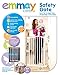 Emmay Care® Children Kids Baby Pet Stair Doorway Pressure Mount Metal Safety Gate - Extra Tall 1M 1 Metre Height (White)