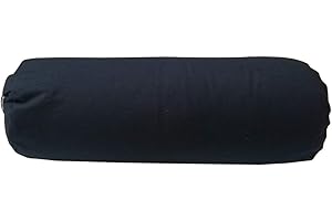 BROW FARM Yoga Bolster Filled with Organic Buckwheat Hulls - Deluxe