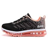  TORISKY Unisex Sportschuhe Herren Damen Laufschuhe mit Luftpolster Turnschuhe Sneakers Air Schuhe Trainer Leichte Profilsohle（833-Pink41）
