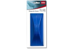 Nobo Effaceur Magnétique pour Tableau Blanc, Surfaces Effaçables à Sec, 1901433, Bleu