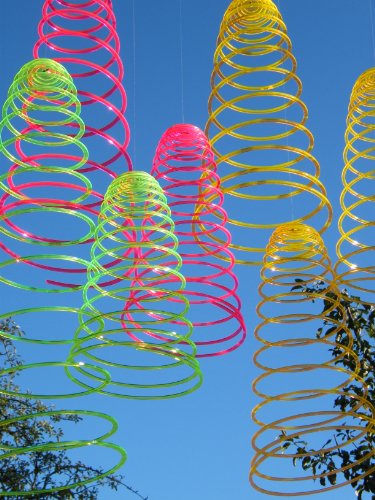 SunSpiro® – Licht & Laune® Sonnenspirale, zitronengelb, D. 20 cm – Länge ca. 50 – 70 cm - 7