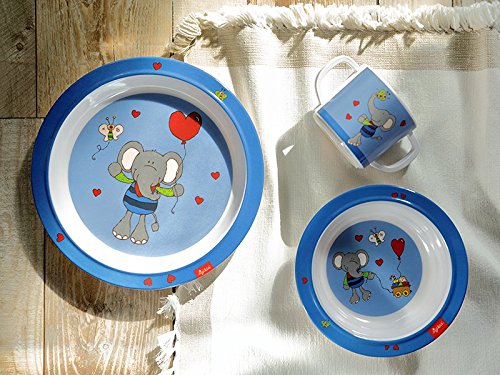 sigikid, Mädchen und Jungen, Melamin-Set, Teller/Schüssel/Tasse - 3
