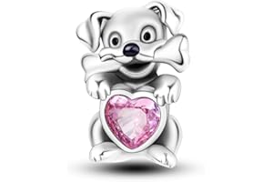 HAPOUR Breloques compatibles avec les bracelets Pandora, breloques pendantes en argent sterling pour bracelets, colliers, pendentifs de voyage en forme de cœur, de dragon, d'animal marin, breloques DIY