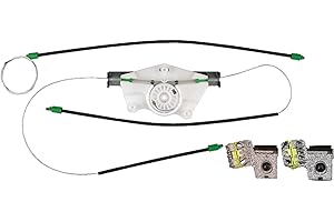 Bossmobil compatible con Golf 4 Bora (1J2, 1J6), Delantero izquierdo, kit de reparación de elevalunas eléctricos