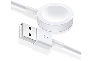 Magnetic Fast Charging Cable for iWatch - imodomio USB Wireless Charger Cable and Dock for iWatch Charger Cable Compatible with Apple Watch Ultra2/Ultra/9/8/7/6/SE/SE2/5/4/3/2 (3.3ft /1m)