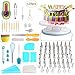 Produktbild Spritzbeutel - 129pcs Kuchen Dekorieren Set Cupcake Dekorieren Kit Backen Zubehör mit rutschfesten Plattenspieler Stand, 47 nummeriert Vereisung Tipps und Zuckerguss Werkzeuge für Kuchen DIY