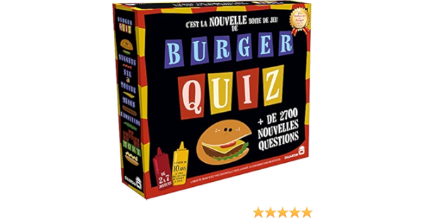 Dujardin Burger Quiz Games Amazon Co Uk Toys Games