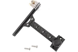 ANCLLO Archery Recurve Bow Sight Adjustable Bow Sight T Shape Hunting Shooting Target Sight Tool (Black)
