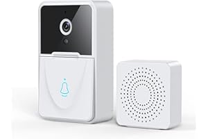 DINNIWIKL Intellibell Doorbell Camera Wireless, 2023 Intellibell Ring Video Doorbell 2nd Generation, Wireless Doorbell WIFI Outdoor Hd Camera Intercom, Comes With Battery (1SET)