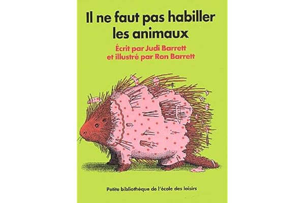 Il ne faut pas habiller les animaux