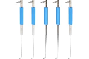 YiXuTag Acier Inoxydable Remover Poisson Crochet, 5pcs Accessoires de Pêche Outil de Retrait d'hameçon de Pêche, Hameçon Remover, Portable détacheur Dégorgeoir Extracteur Remover Poisson Crochet
