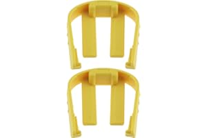 ECSING 2 szt. pierścień zatrzaskowy do myjki wysokociśnieniowej 50373330 kompatybilny z Karcher K2 K3 K4 K5 K6 K7 zapasowe klipsy C żółte