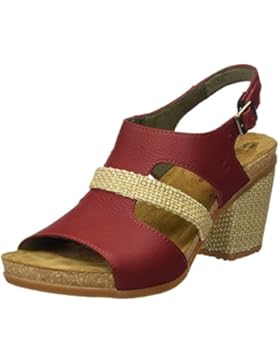 El Naturalista Damen N5031 Soft Grain Mola Hohe Absätze mit Offenen Zehen