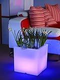 schöne Deko-Leuchte für Garten Terrasse Teich oder Wohnung, Farbwechel-Funktion: grün, blau, gelb, rot, lila, schönes weiß